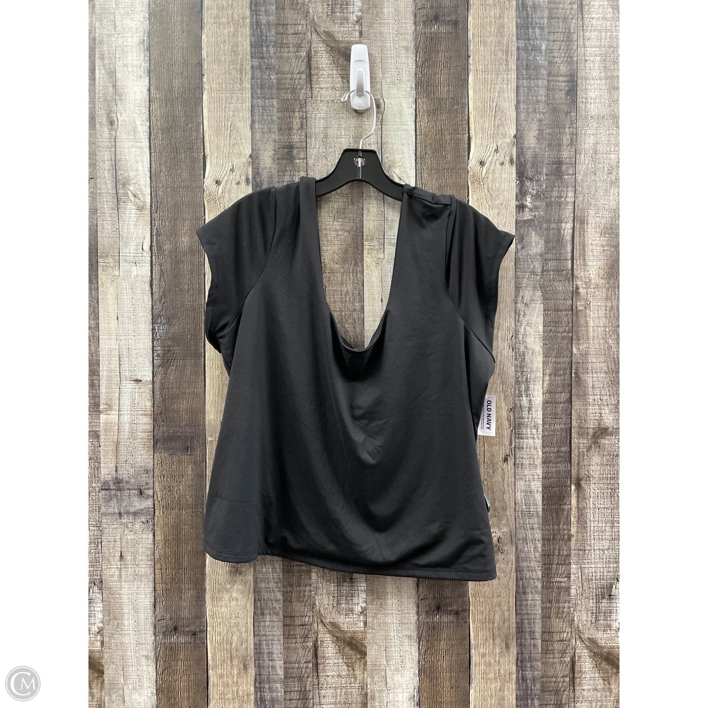 Top Short Sleeve By Old Navy In Black, Size: 3x