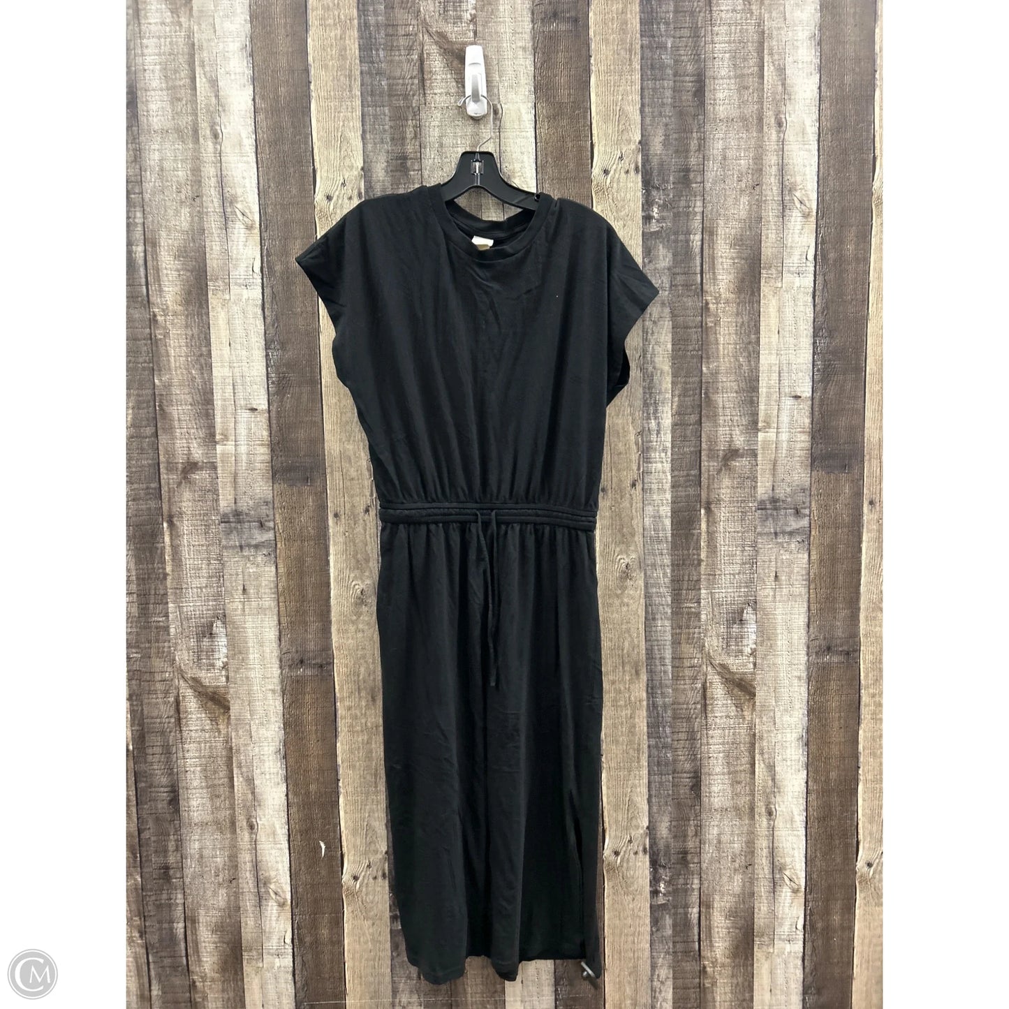 Dress Casual Midi By H&m In Black, Size: M