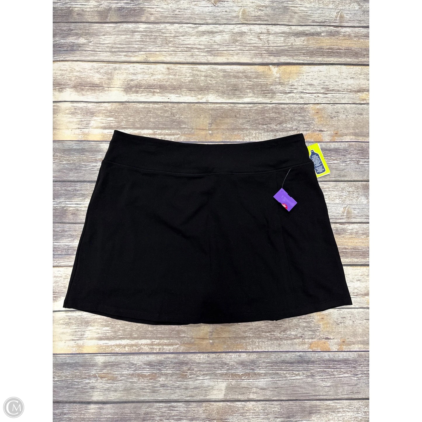 Athletic Skort By Clothes Mentor In Black, Size: 2x