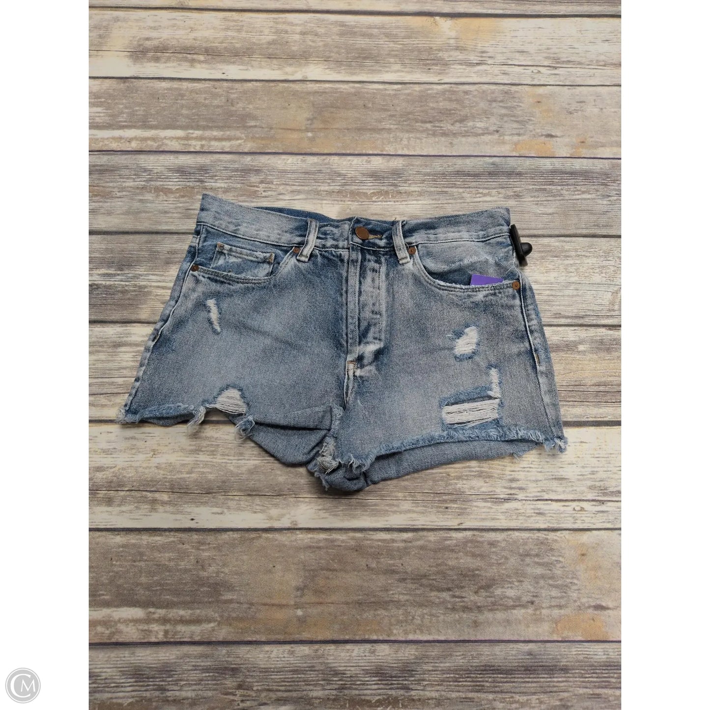 Shorts By Bl-nk In Blue Denim, Size: 4