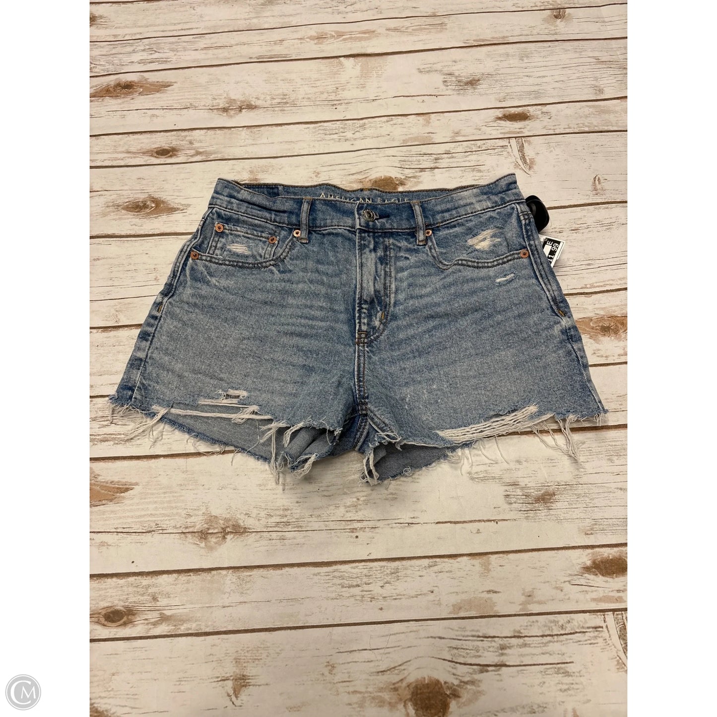 Shorts By American Eagle In Blue Denim, Size: 6