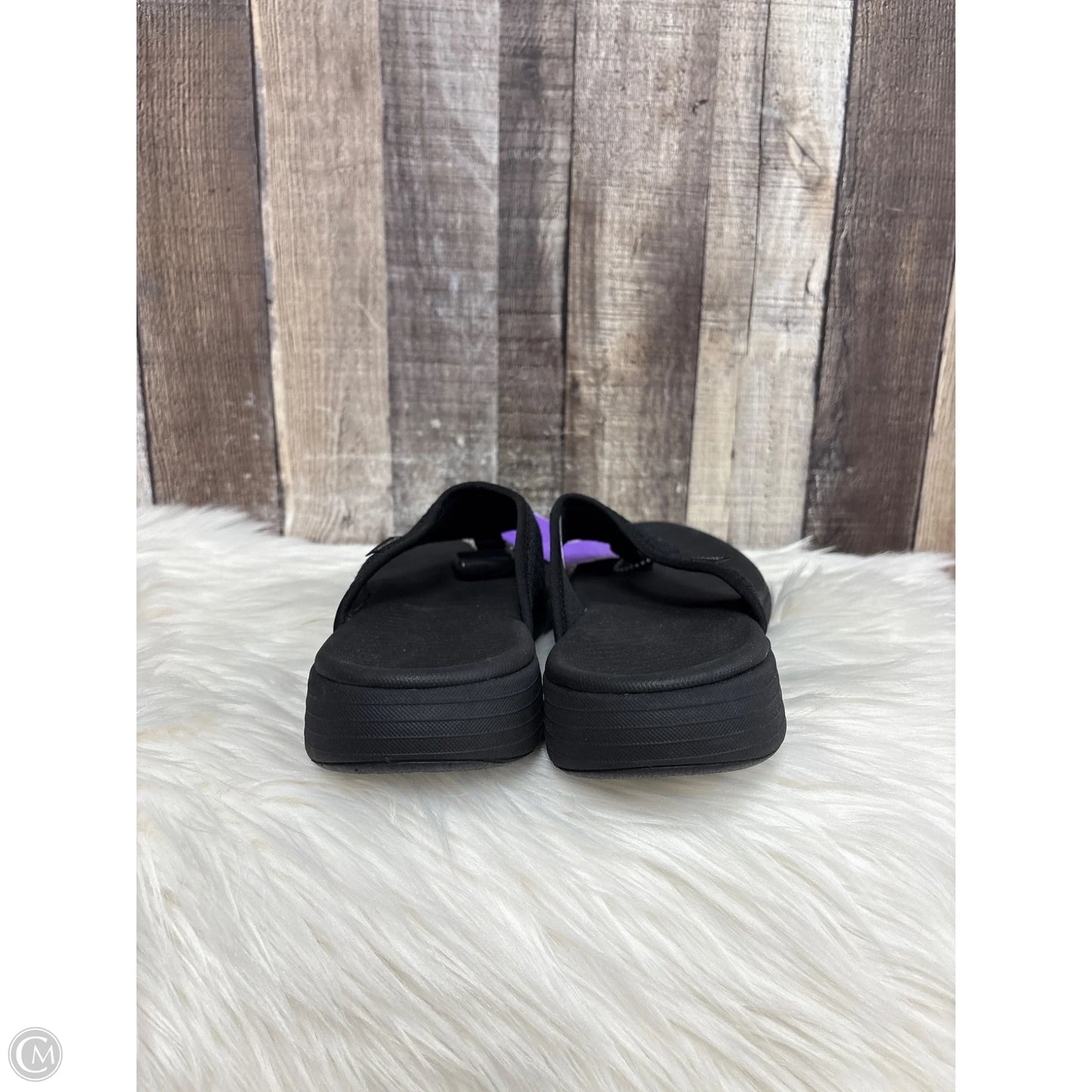 Sandals Flip Flops By Dream Pairs In Black, Size: 10