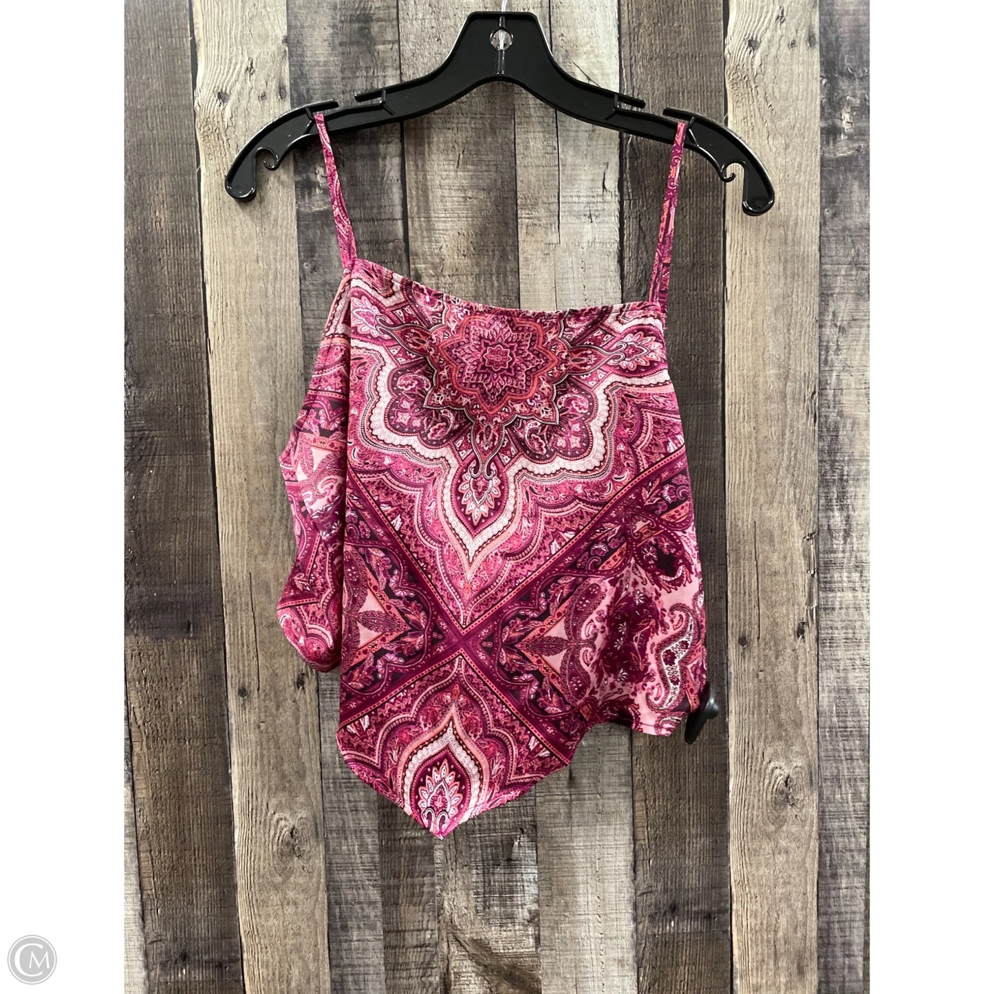 Top Sleeveless By Ro & De In Pink, Size: M