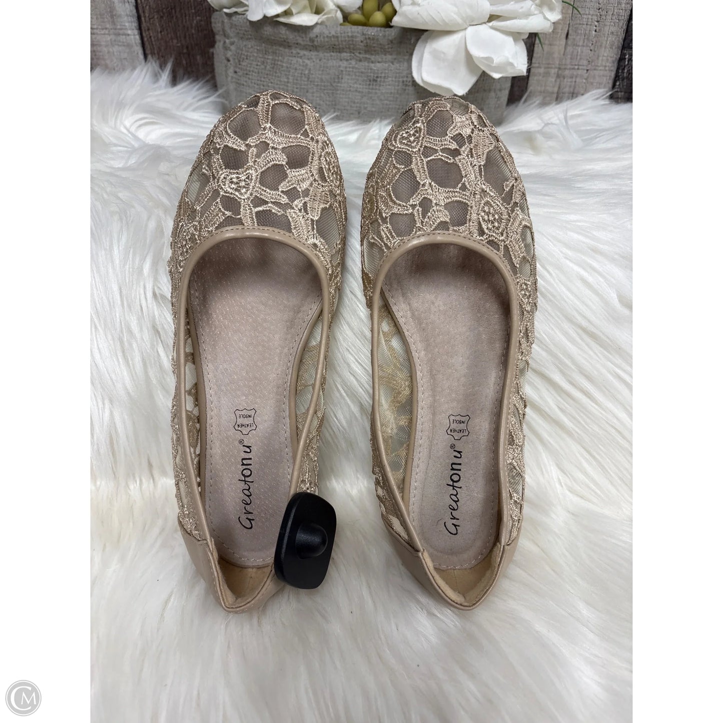 Shoes Flats By Cme In Tan, Size: 7