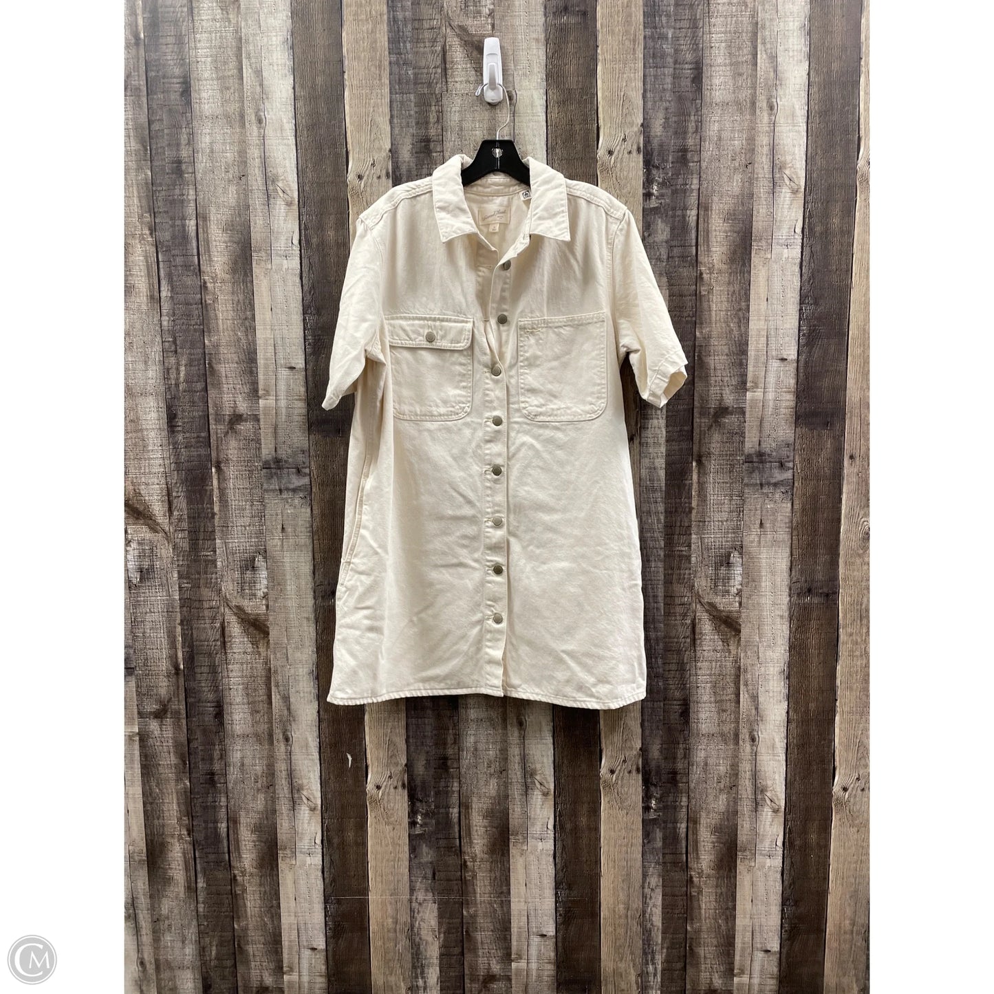 Dress Casual Short By Universal Thread In Ivory, Size: M