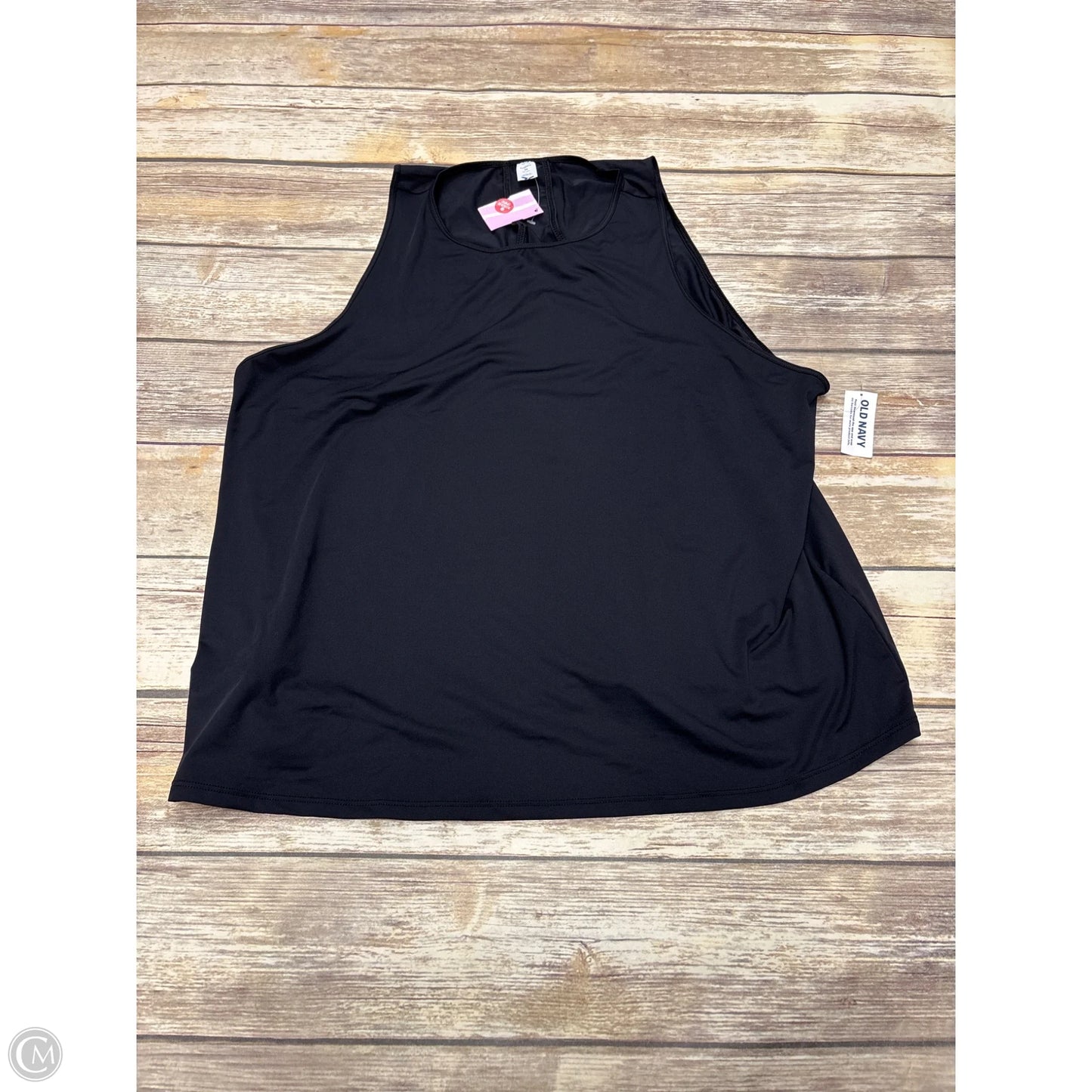 Athletic Tank Top By Old Navy In Black, Size: 2x