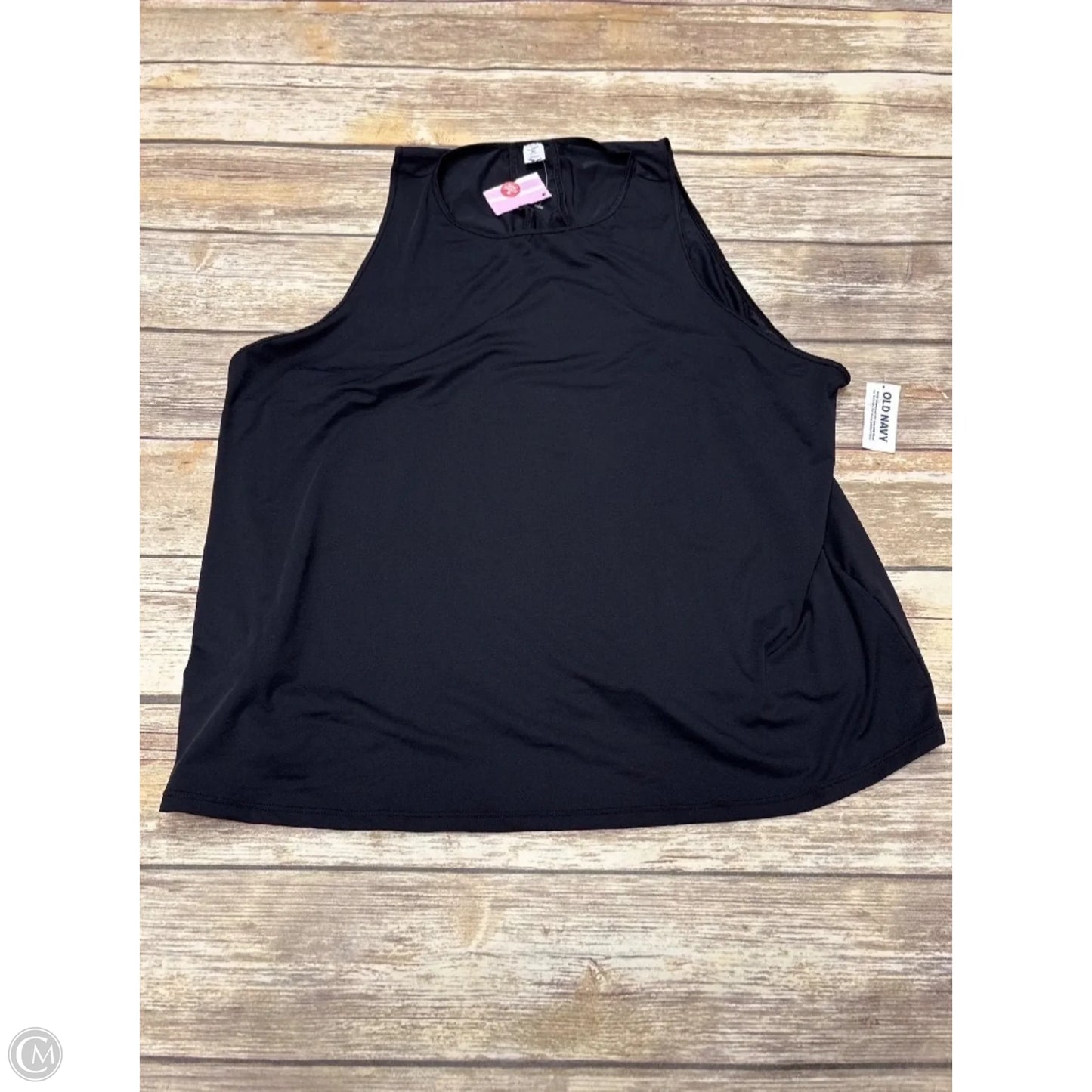 Athletic Tank Top By Old Navy In Black, Size: 2x