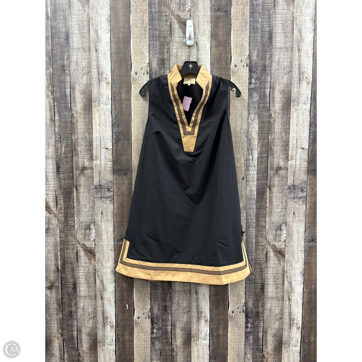 Dress Casual Short By Sas In Black & Gold, Size: M