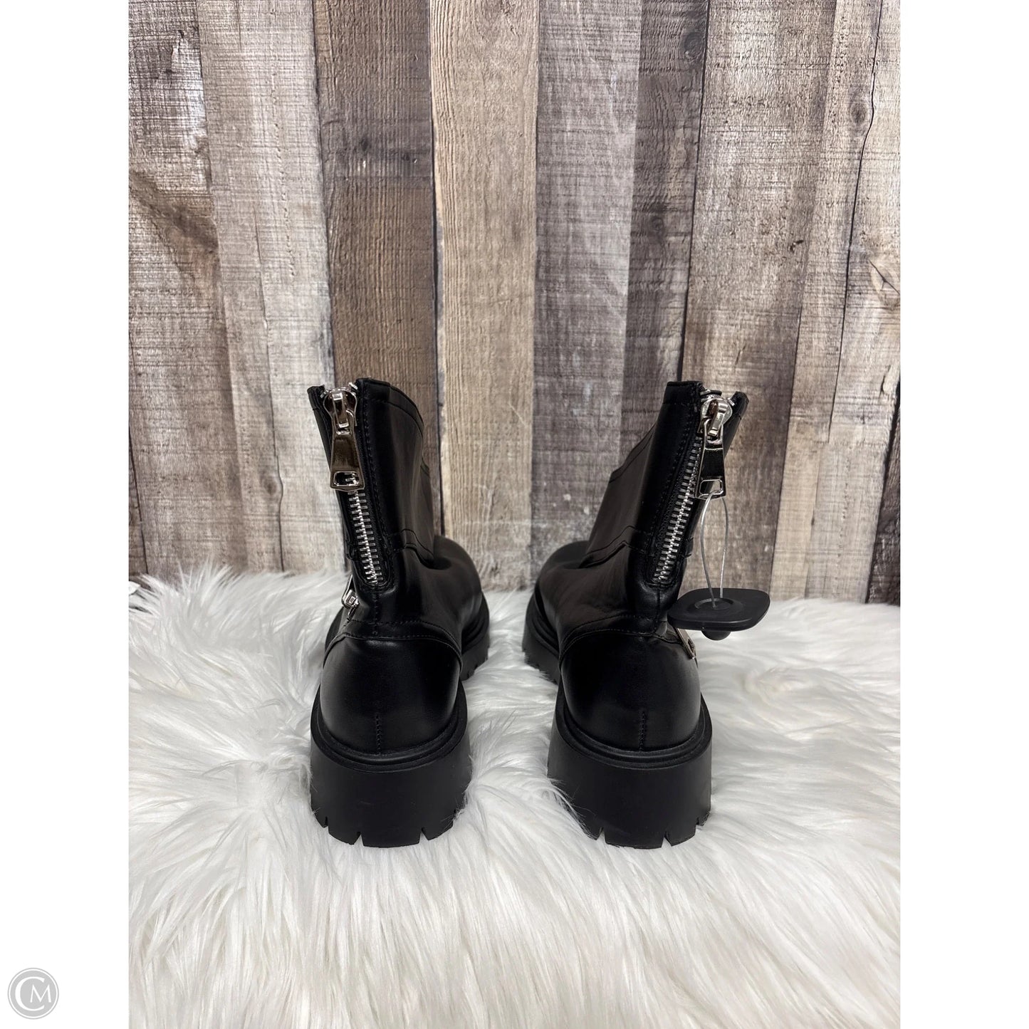 Boots Ankle Flats By Azalea Wang In Black, Size: 11