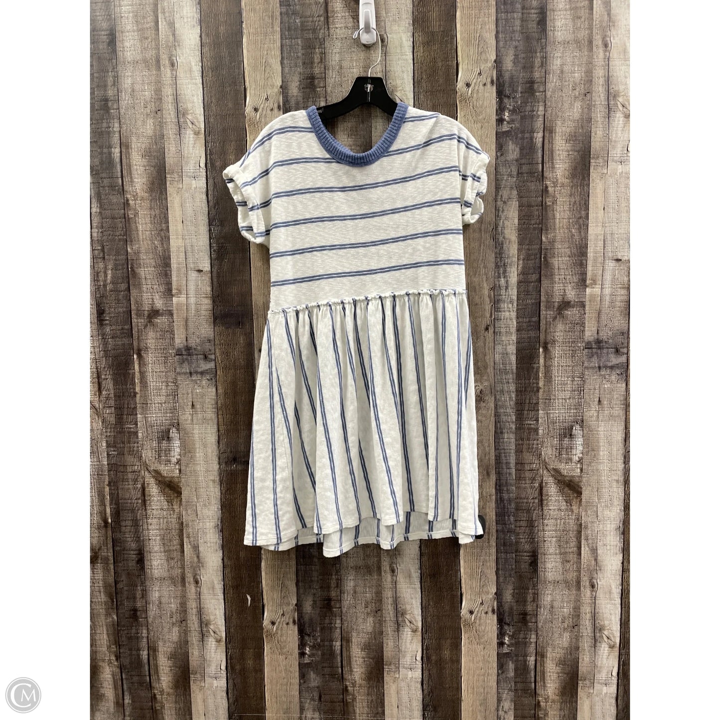 Dress Casual Short By American Eagle In Blue & White, Size: Xs