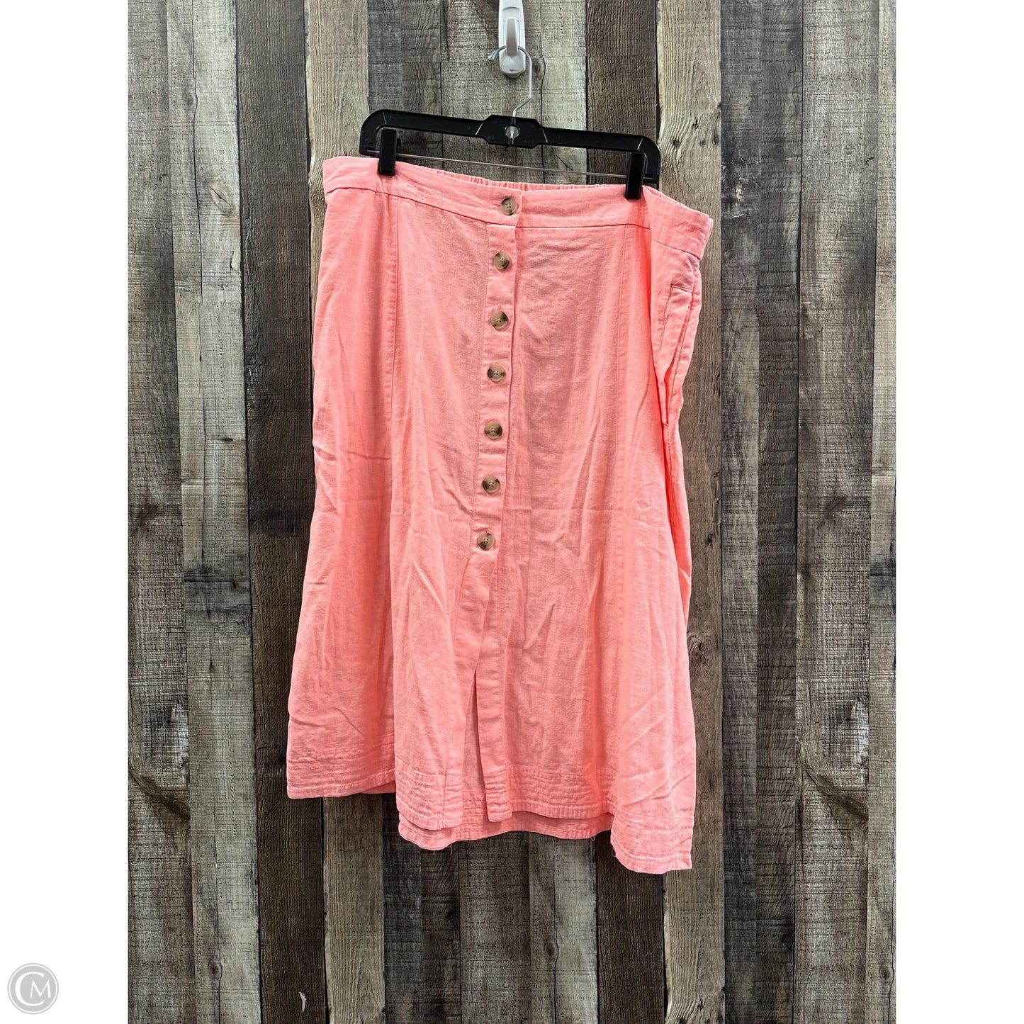 Skirt Mini & Short By Universal Thread In Peach, Size: 1x