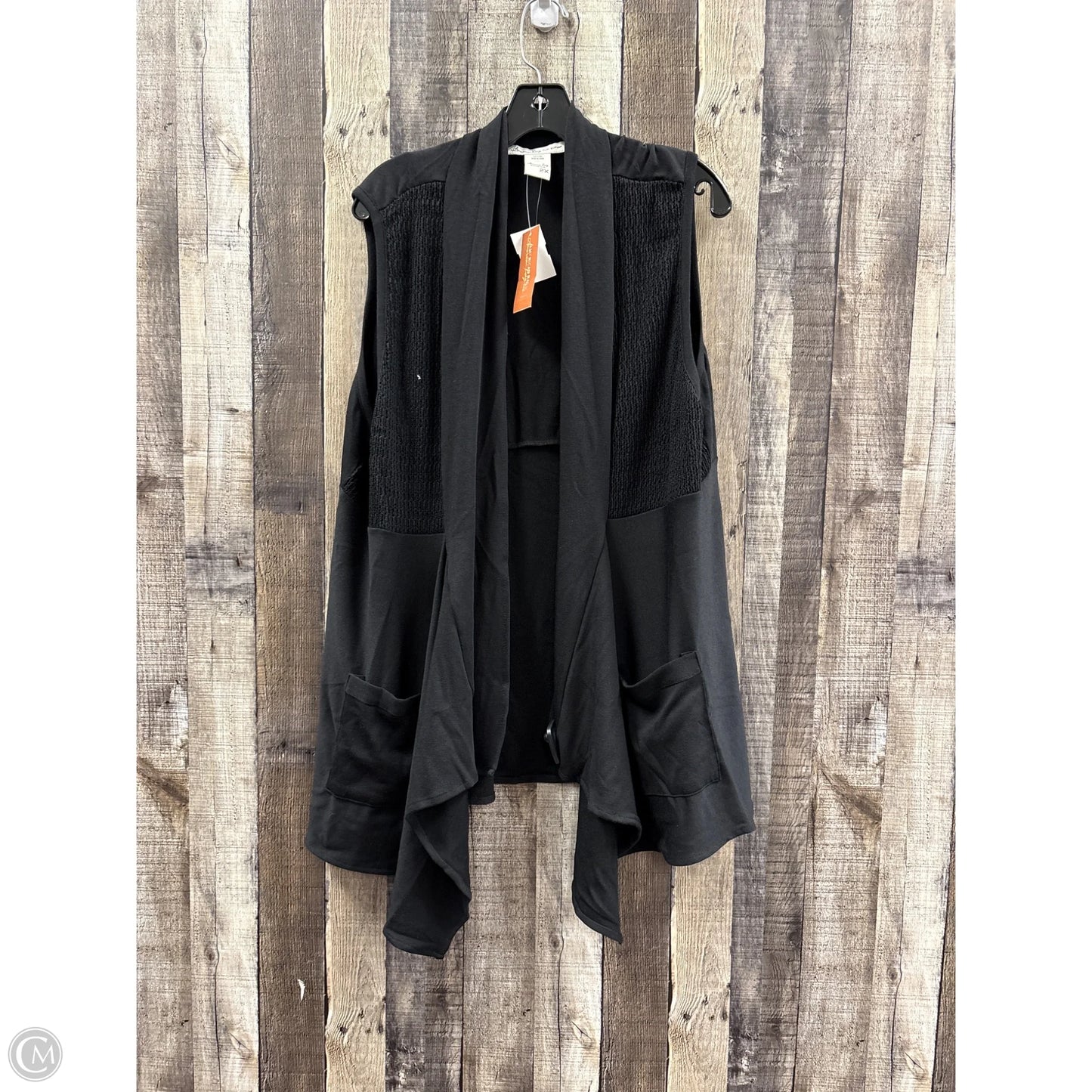 Cardigan By America Rag In Black, Size: 2x