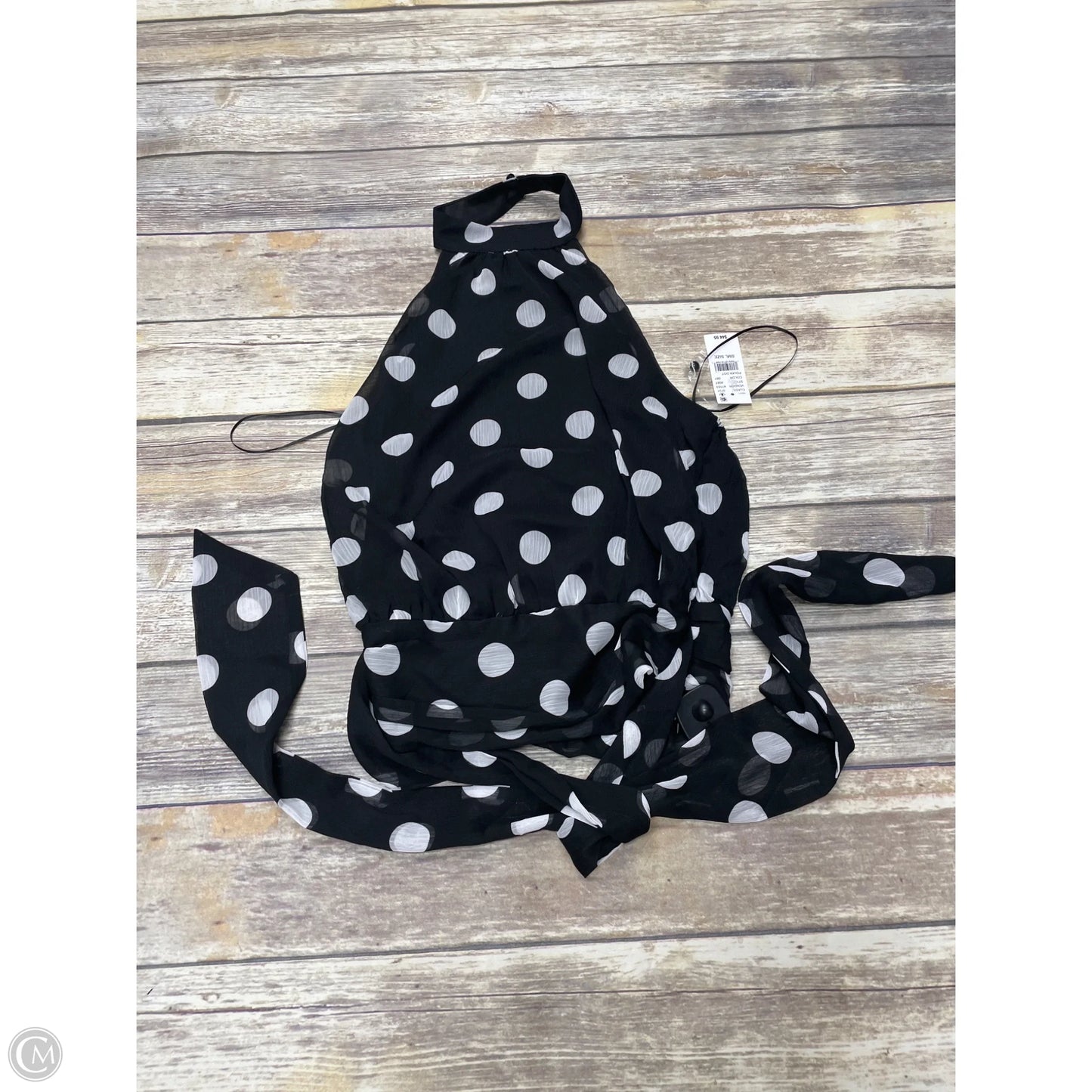 Top Sleeveless By Cme In Polkadot Pattern, Size: S