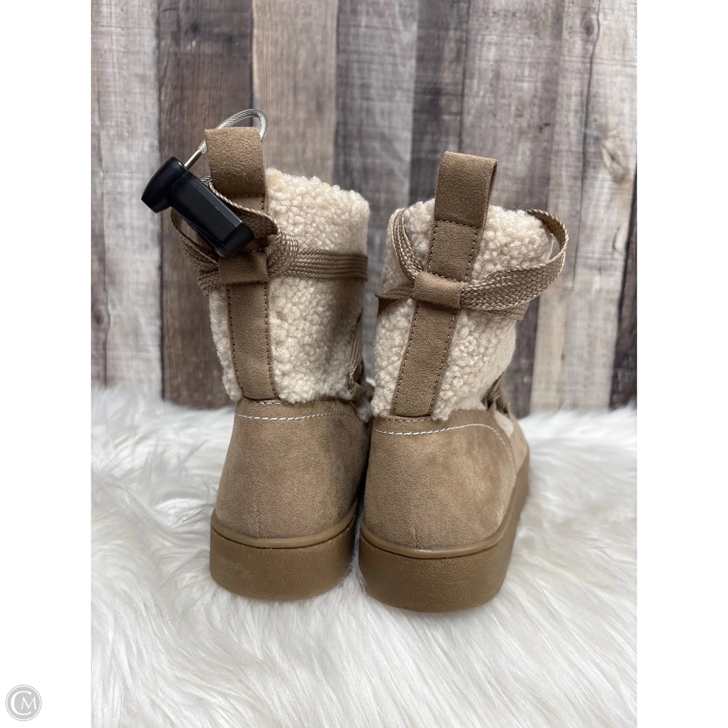 Boots Ankle Flats By Universal Thread In Tan, Size: 8.5