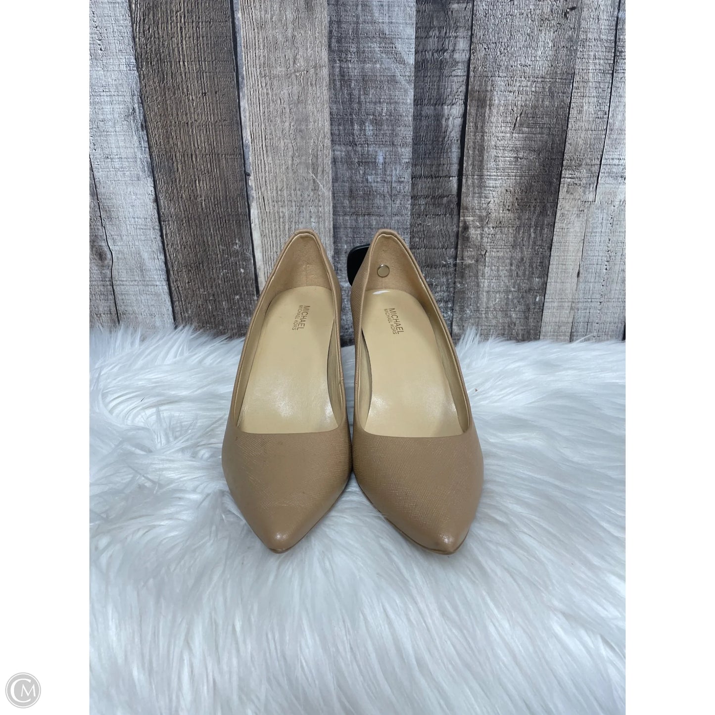 Shoes Designer By Michael Kors In Tan, Size: 8
