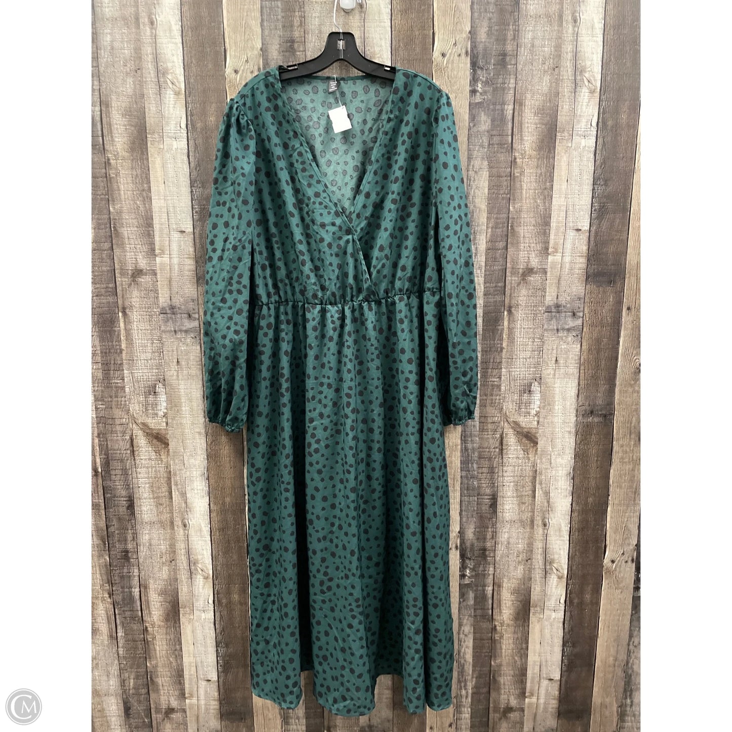 Dress Casual Maxi By Shein In Green, Size: 4x