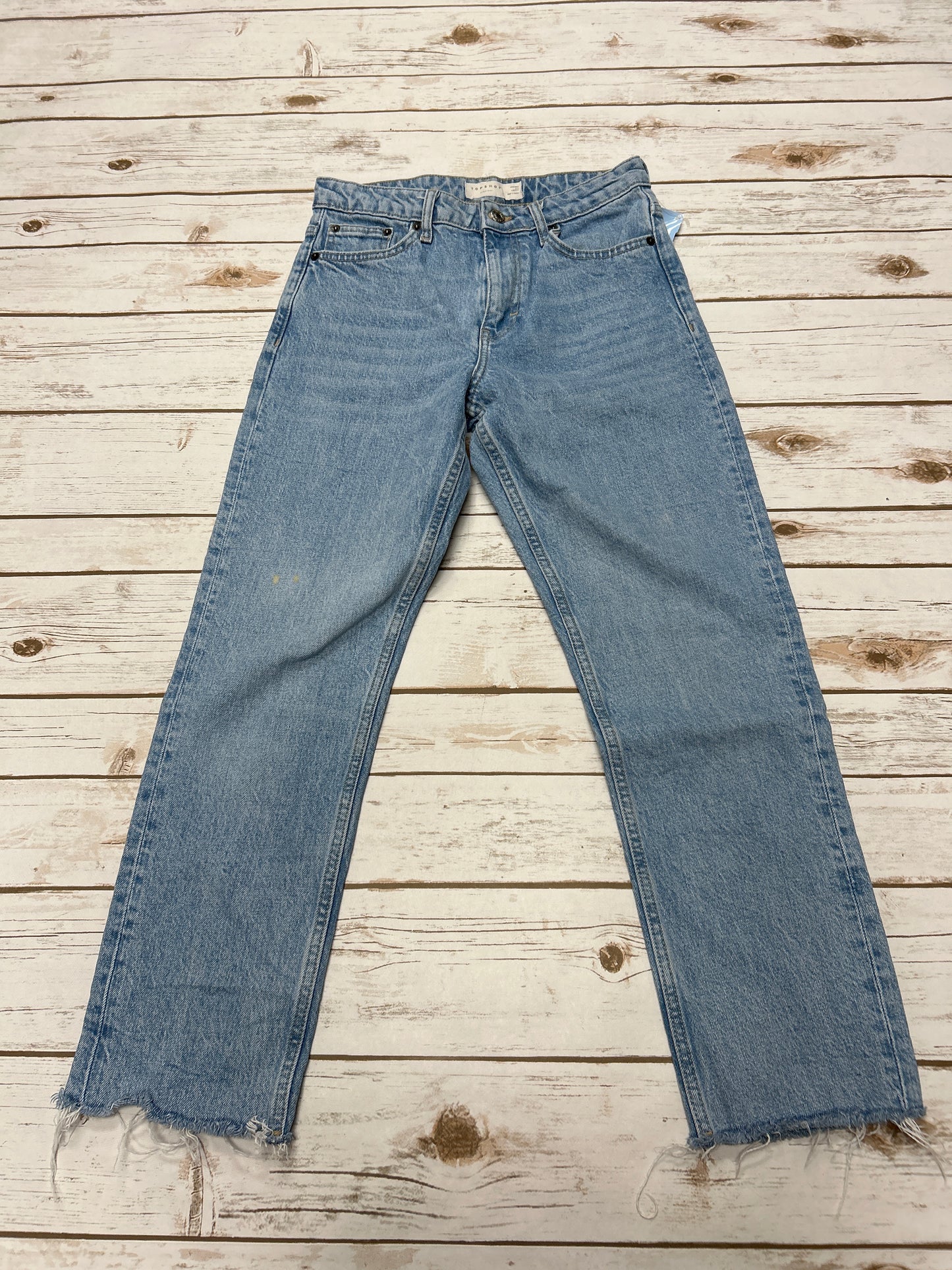 Jeans Skinny By Topshop In Blue Denim, Size: 2