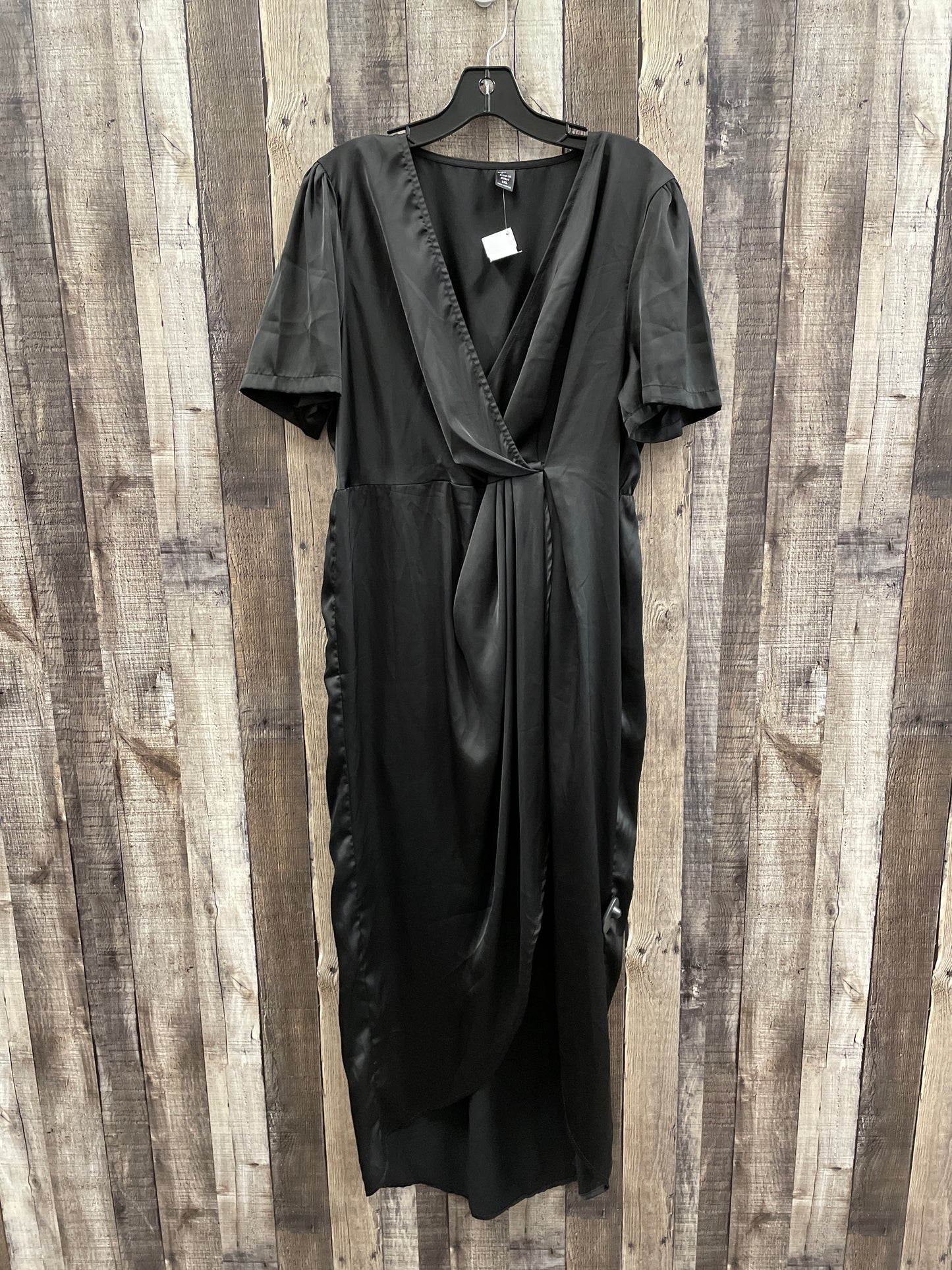 Dress Party Midi By Shein In Black, Size: 1x