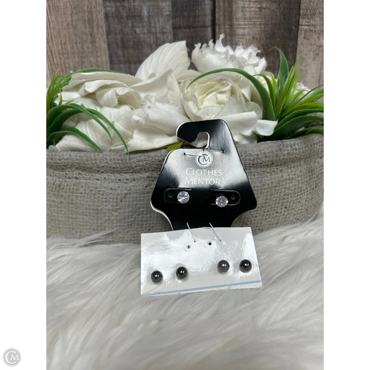 Earrings Stud By Cmf, Size: 03 Piece Set