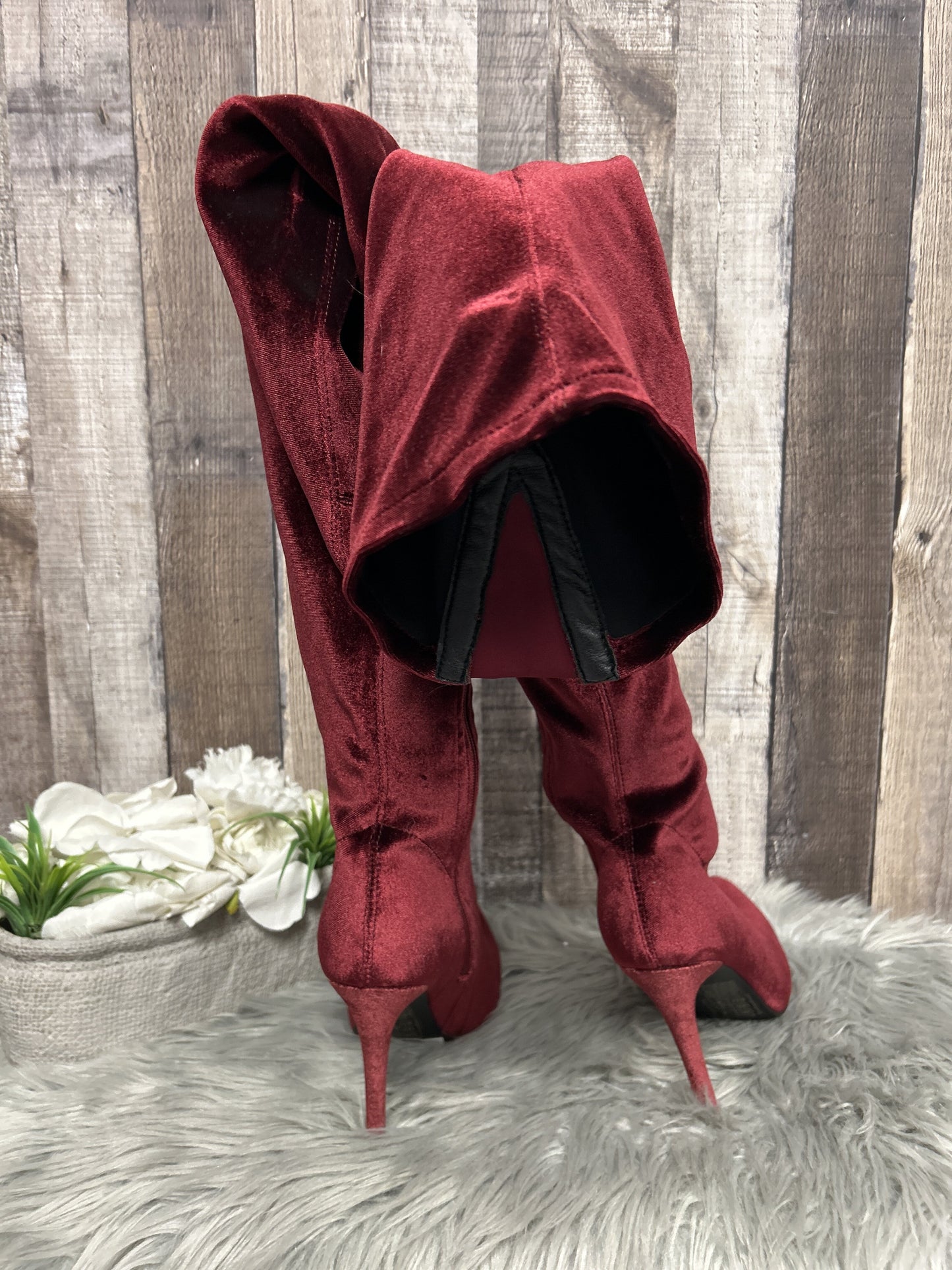 Boots Over-the-knee Heels By Cme Size: 10