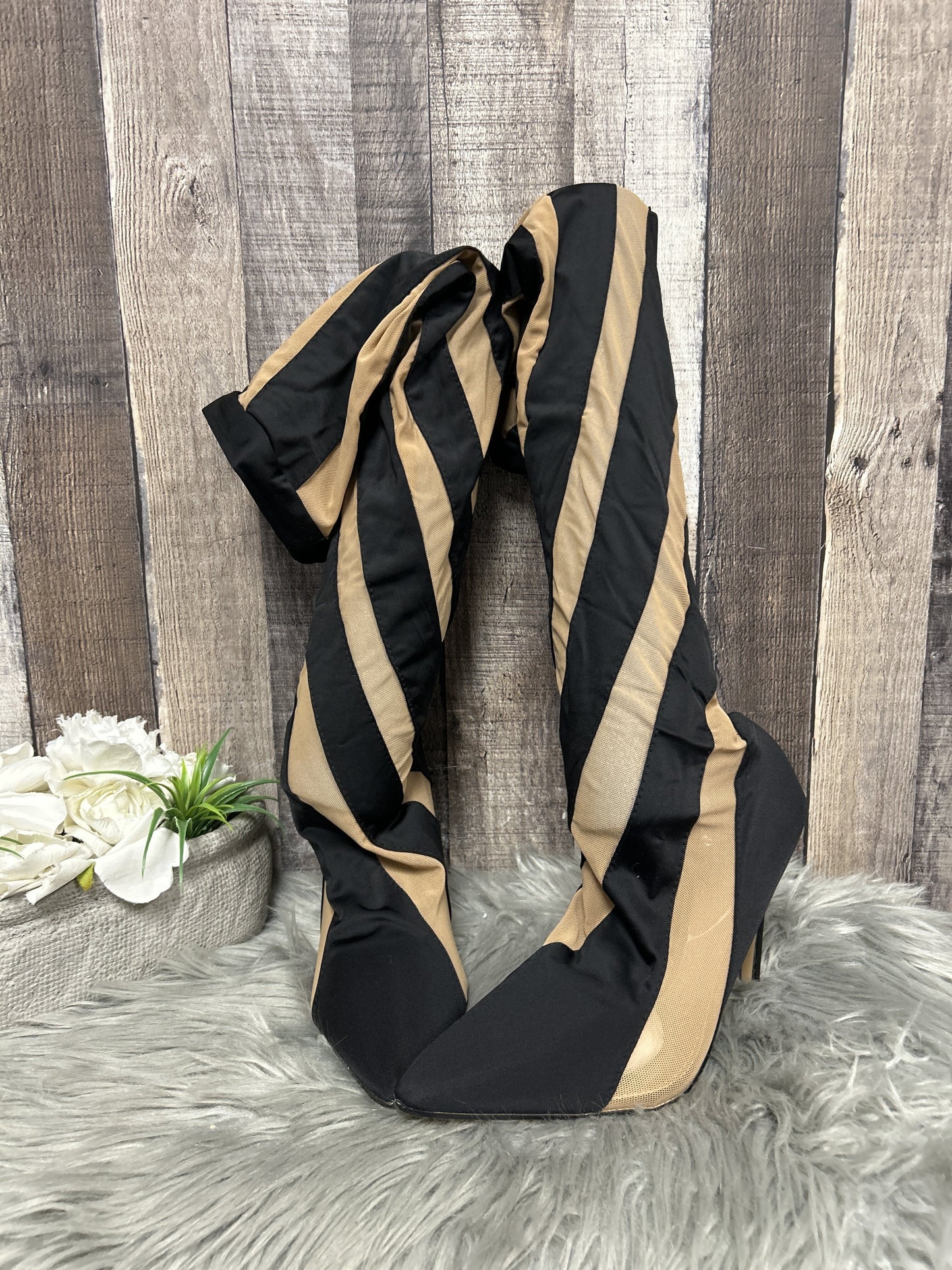 Boots Over-the-knee Heels By Cme Size: 8