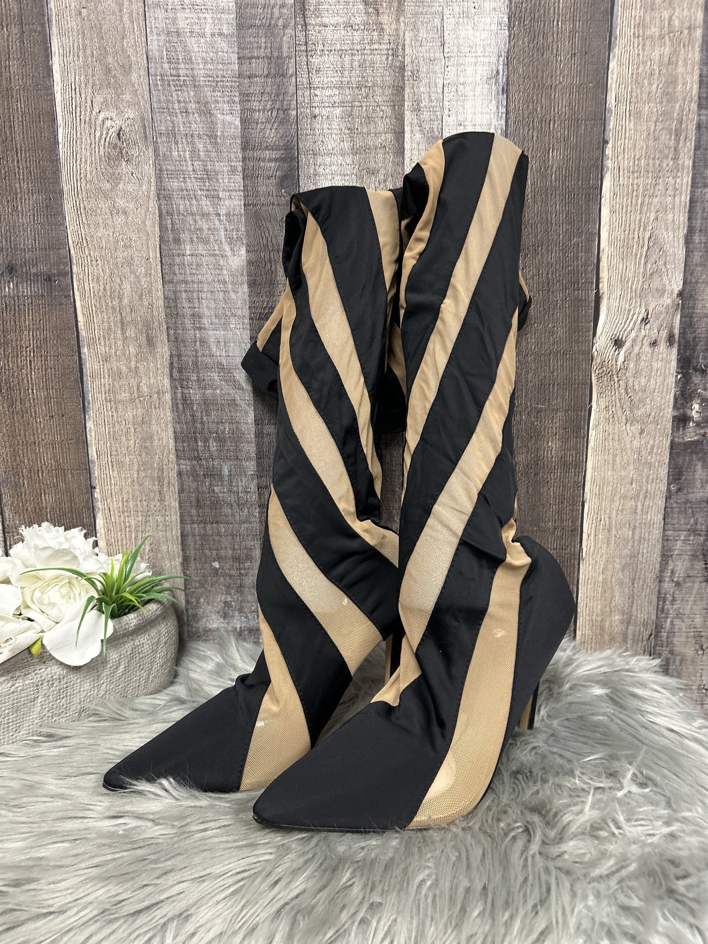 Boots Over-the-knee Heels By Cme Size: 8