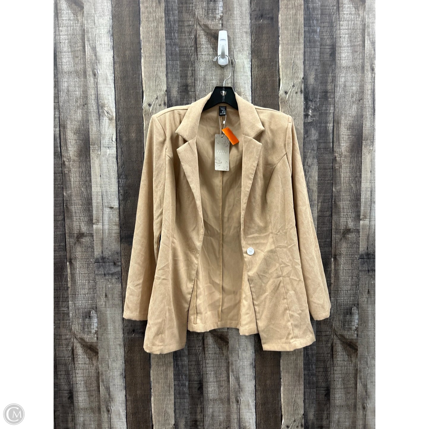 Jacket Shirt By Cme In Brown, Size: M