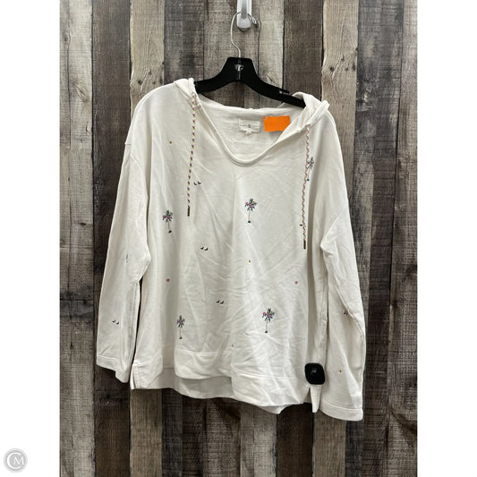 Top Long Sleeve By Lou And Grey In Cream, Size: M