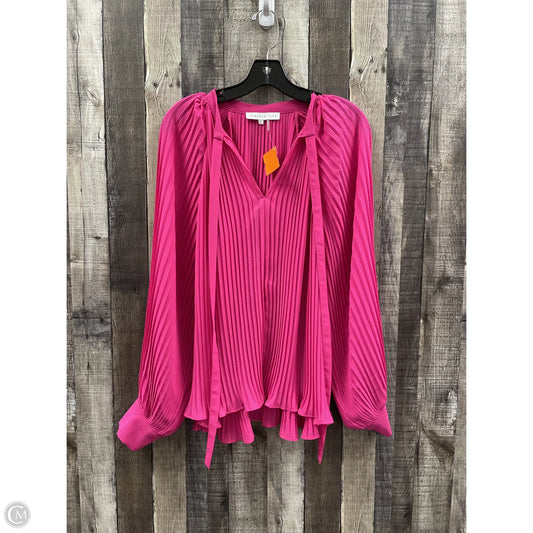 Top Long Sleeve By Endless Rose In Pink, Size: S