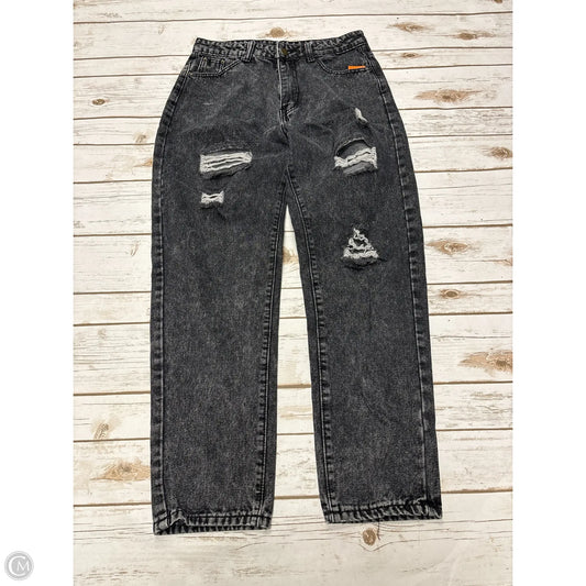 Jeans Straight By Shein In Grey, Size: M