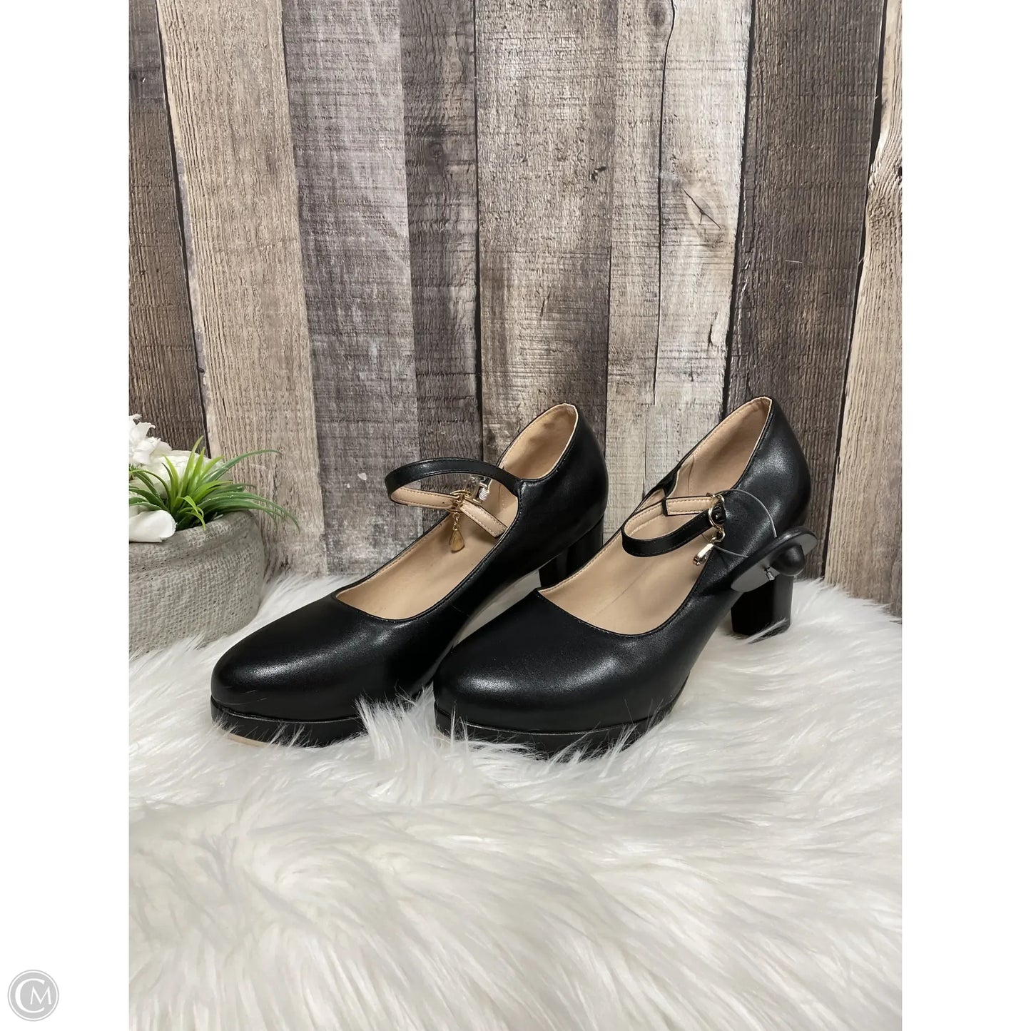 Shoes Heels Block By Cmf In Black, Size: 10