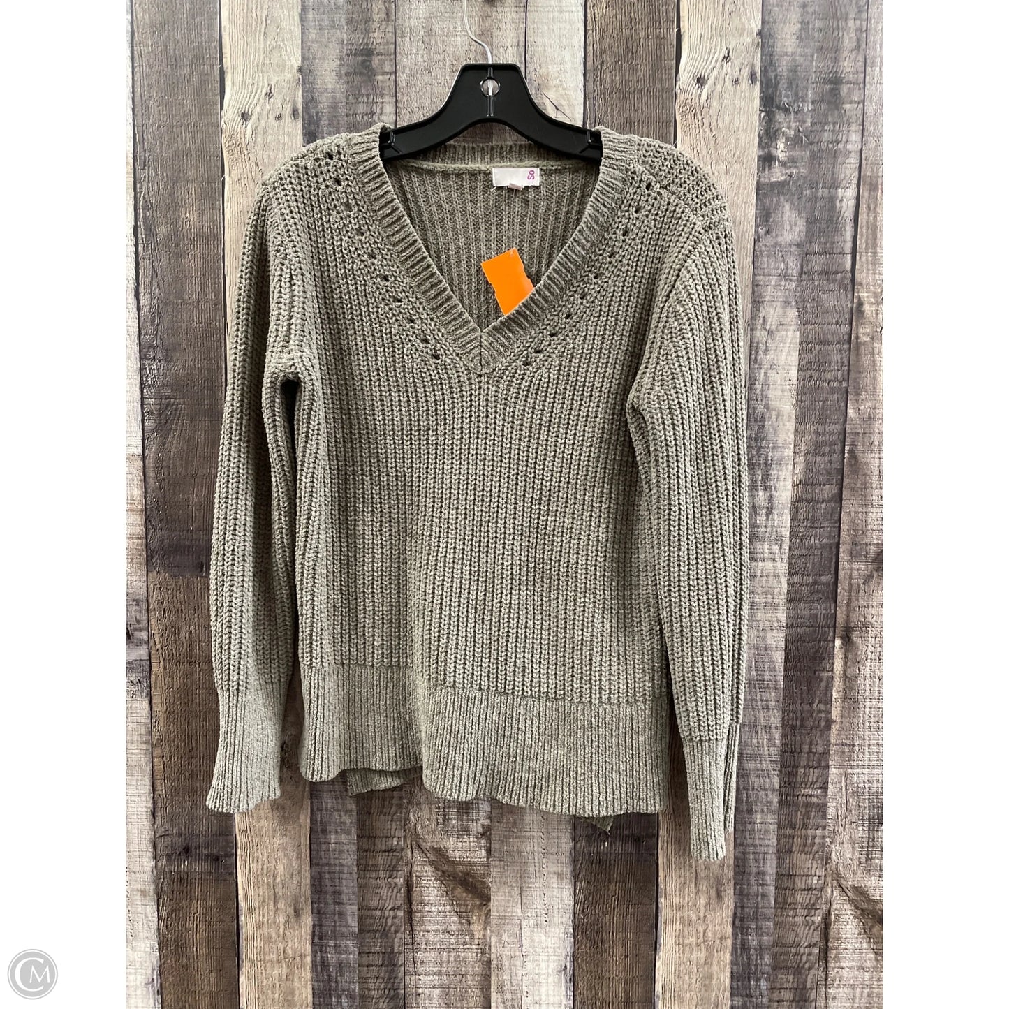 Sweater By So In Green, Size: Xs