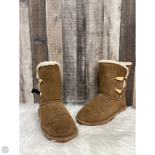 Boots Mid-calf Flats By Bearpaw In Brown, Size: 9