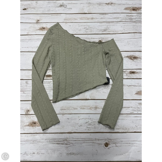 Top Long Sleeve By Shein In Green, Size: Xs