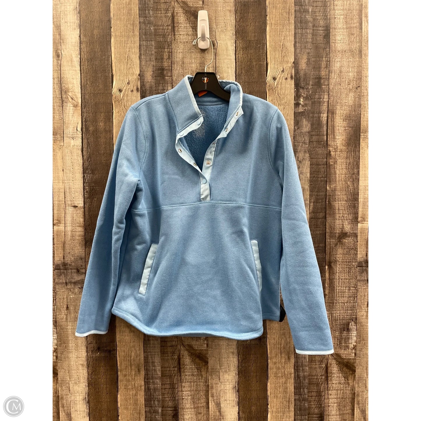 Sweatshirt Collar By St Johns Bay In Blue, Size: M