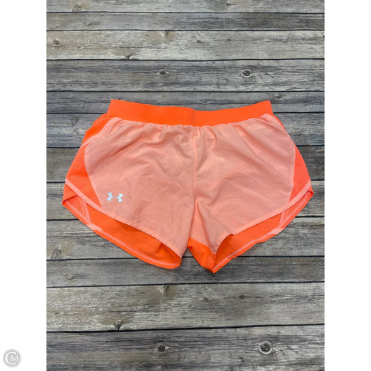 Athletic Shorts By Under Armour In Orange, Size: S