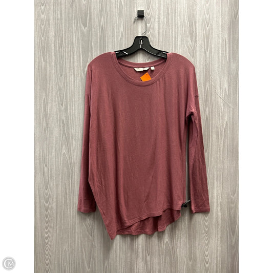 Athletic Top Long Sleeve Crewneck By Athleta In Mauve, Size: Xsp
