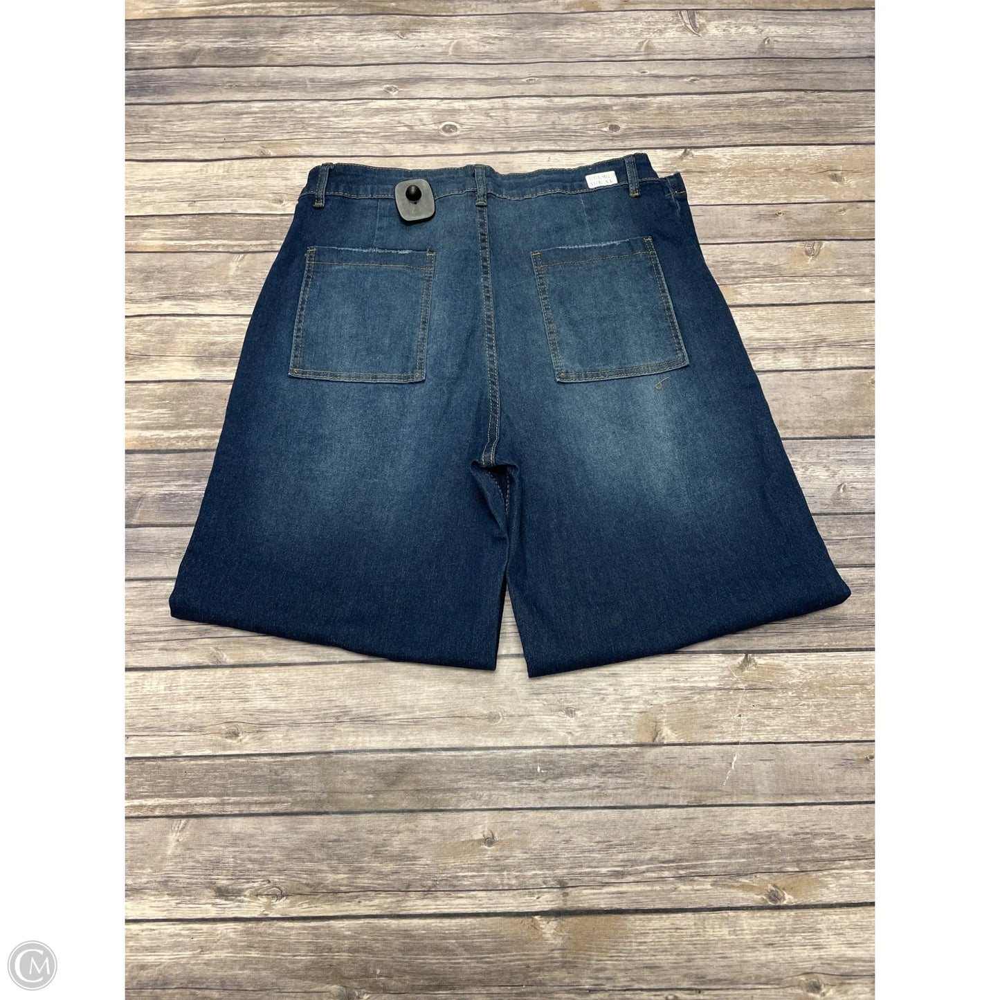 Jeans Straight By Cmf In Blue Denim, Size: Xl