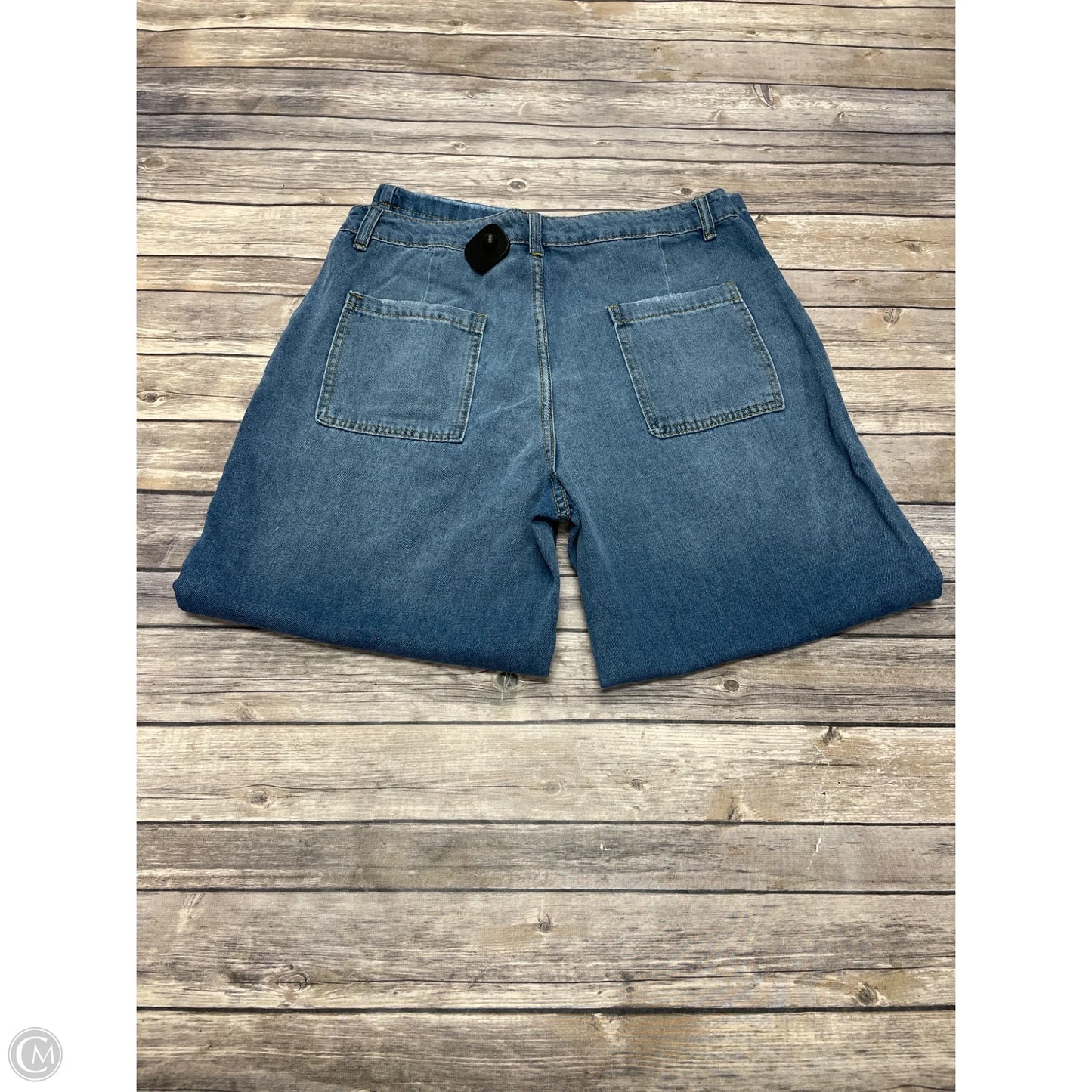 Jeans Straight By Cmf In Blue Denim, Size: Xl