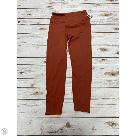 Athletic Leggings By Madewell In Orange, Size: M