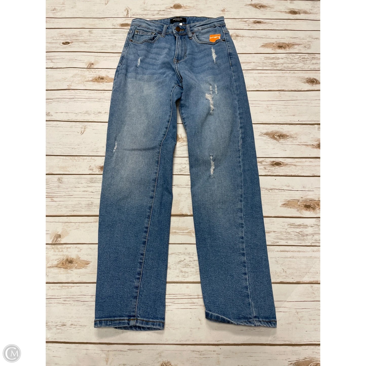 Jeans Straight By Cme In Blue Denim, Size: S