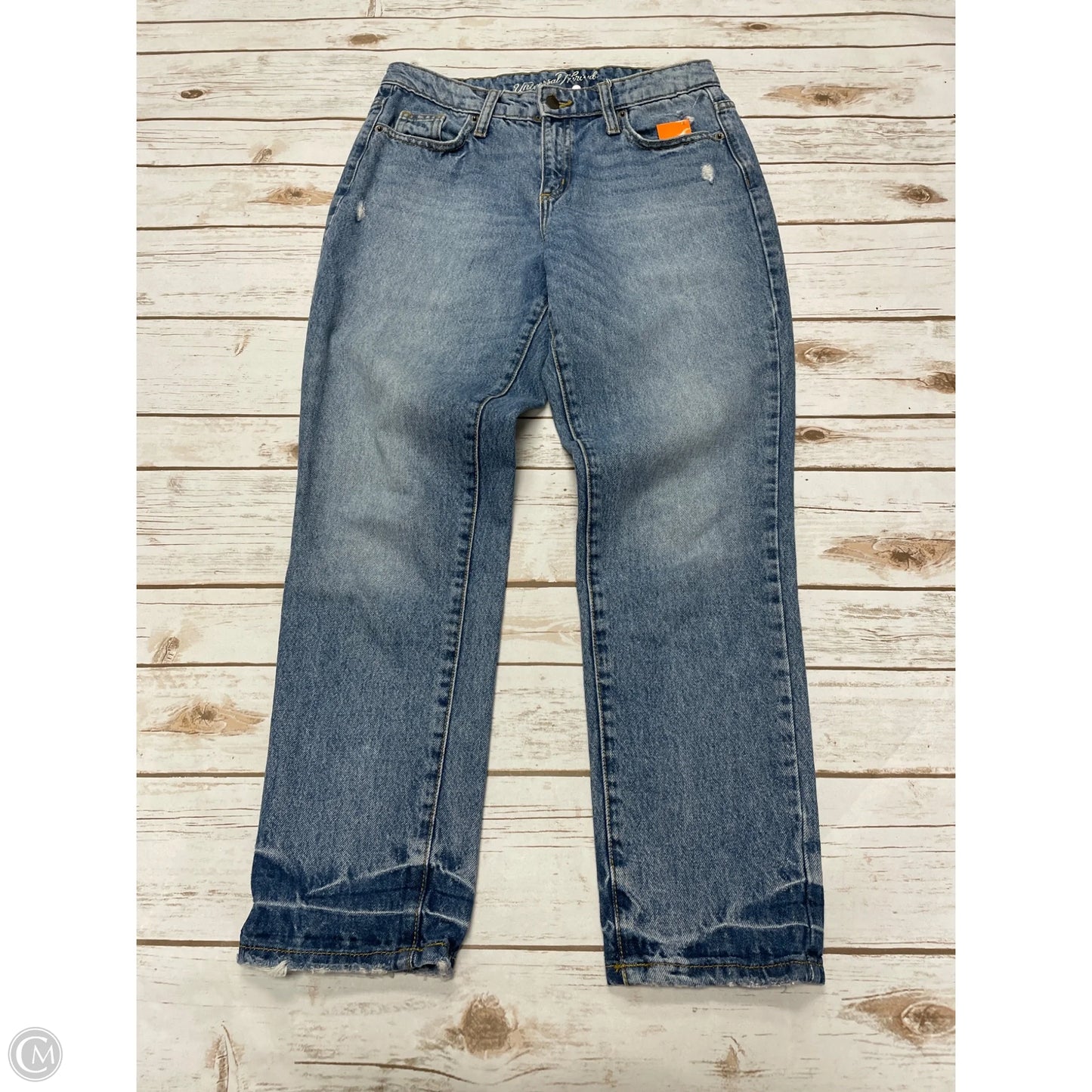 Jeans Straight By Universal Thread In Blue Denim, Size: 2