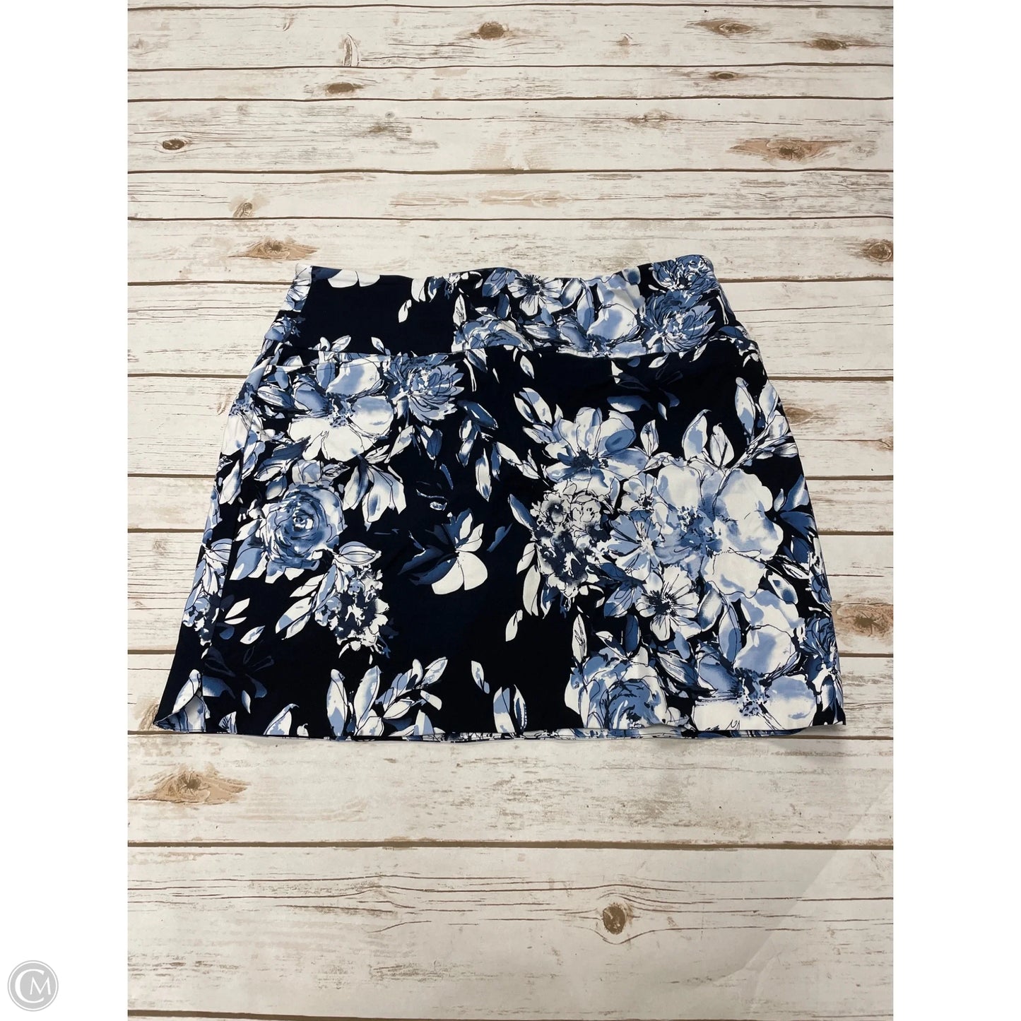 Athletic Skort By Cme In Blue & White, Size: Xl