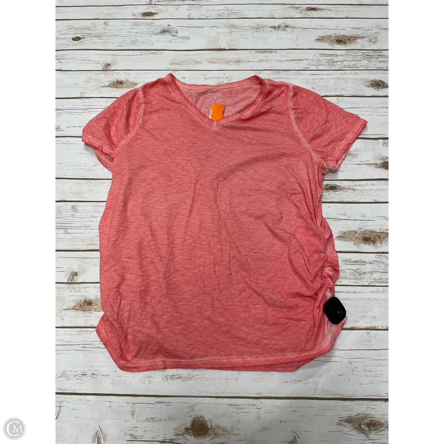 Top Short Sleeve By Lane Bryant In Orange, Size: 3x