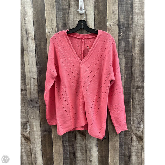 Sweater By Cmf In Pink, Size: M