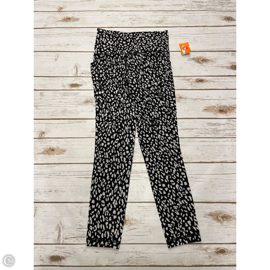 Athletic Leggings By Athleta In Black & White, Size: Xs