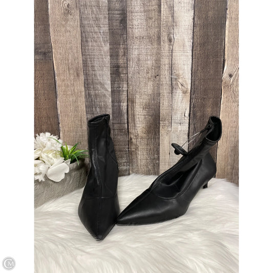 Boots Ankle Heels By Free People In Black, Size: 8