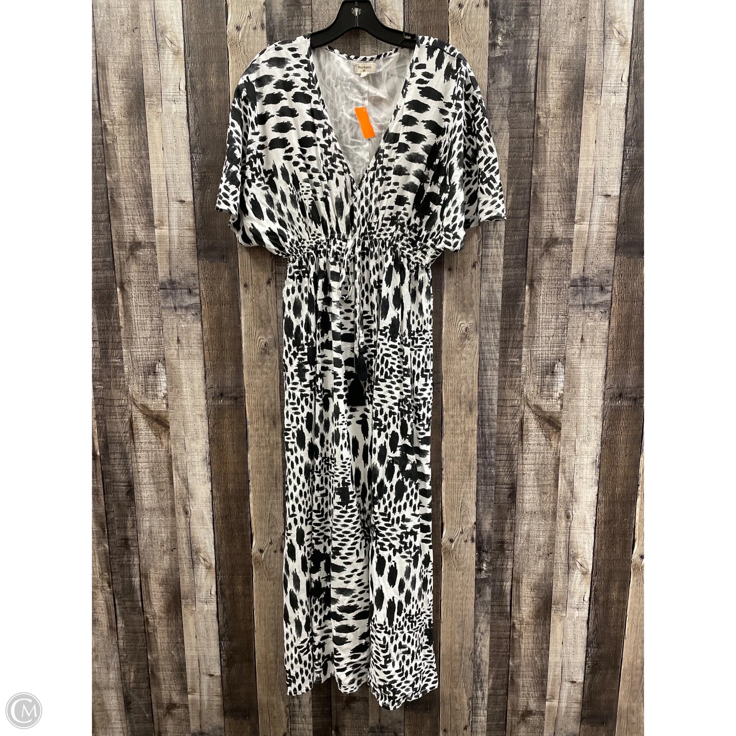 Dress Casual Maxi By World Market In Black & White, Size: S