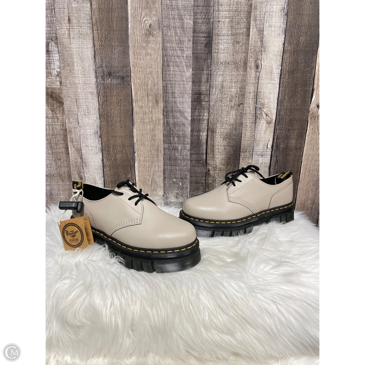 Shoes Heels Block By Dr Martens In Tan, Size: 10