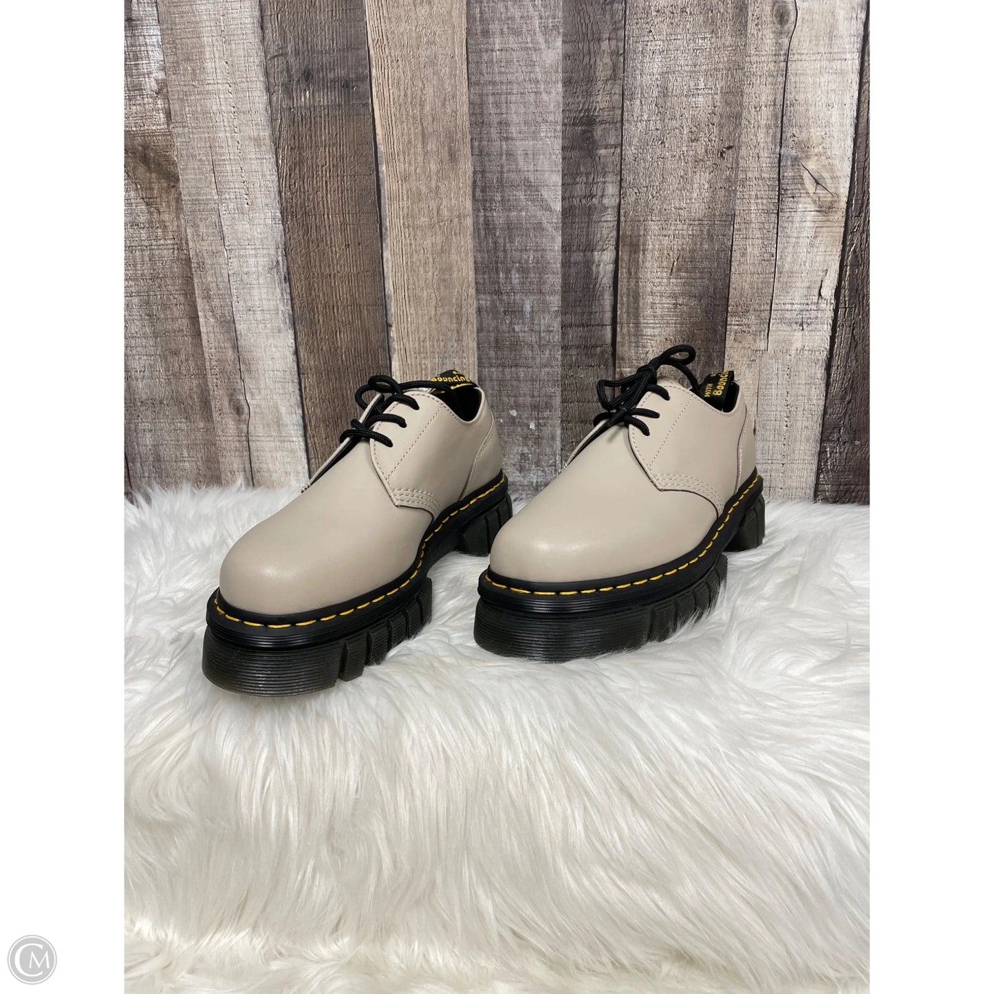 Shoes Heels Block By Dr Martens In Tan, Size: 10